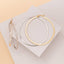 Rhinestone Hinged Hoop Earrings