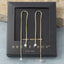 14K Gold Dipped Pearl Threader Drop Earrings - Hallelu Clothing Boutique