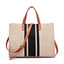 Stripe Canvas Tote