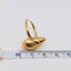 Texture Design 18K Gold Plated Conch Ring - FGS