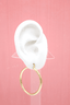 18K Gold Filled 3mm Slim Hoops LeverBack Hoop Earring - Hallelu Clothing Boutique