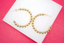 18K Gold Filled Beaded Hoop Earrings - Hallelu Clothing Boutique