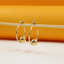 18K Gold Filled Beaded Hoops - Hallelu Clothing Boutique
