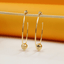 18K Gold Filled Beaded Hoops - Hallelu Clothing Boutique