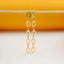 18K Gold Filled Chain Dangle Earrings - Hallelu Clothing Boutique