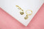 18K Gold Filled Seashell Huggie Earrings - Hallelu Clothing Boutique