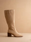 The Harriet | Almond Tall Riding Fall Boot