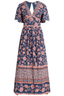 PIAZZA DRESS-UB BLUE IRIS