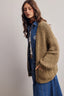 Olive chunky knit cardigan sweater 