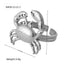 Ocean Starfish Shell Stainless Steel Ring_CWMM12421