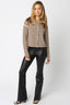 Elina Striped Collar Knit Top