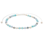 Blue Luster Anklet