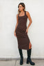 Warm Ember Midi Dress