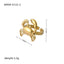 Ocean Starfish Shell Stainless Steel Ring_CWMM12421