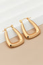 18K Waterproof Non-Tarnish Stainless Steel Hoops