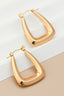 18K Waterproof Non-Tarnish Stainless Steel Hoops