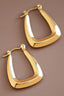 18K Waterproof Non-Tarnish Stainless Steel Hoops