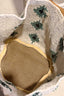 Floral Cotton Weave Tote Bag