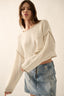 Natural Basic Sweater