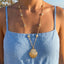 Shell And Starfish Station Chain Necklace