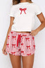 Red Ribbon Pajama Set