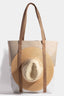 Large Two Tone Canvas Tote Bag