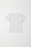 White t-shirt on a white background