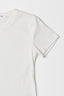 White t-shirt on a light gray background