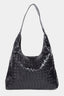 Woven Faux Leather Tote Bag