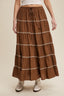 Chocolate Dream Maxi Skirt