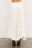 White Drift Maxi Skirt
