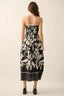 Evening Bloom Midi Dress