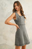 Shadow Tie Mini Dress
