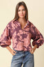 Jennie Floral Balloon Sleeve Shirt