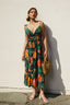 Hibiscus Haze Midi Dress