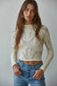 Ivory Bloom Lace Top