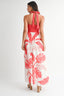Crimson Tropic Maxi Dress