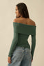 Emerald Edge Knit Top