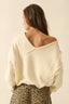 Slouch & Seam Sweater