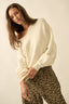 Slouch & Seam Sweater