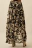 Shadow Blossom Maxi Skirt