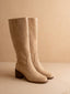 The Harriet | Almond Tall Riding Fall Boot