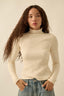Sheer Grace Mockneck Top