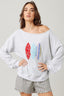 Lazy Waves Crewneck