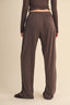 Brown wide-leg pants 