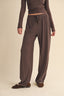 Brown wide-leg pants 