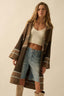 Aurora Stripe Duster Cardigan