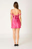 Fuchsia Off The Shoulder Mini Dress