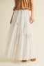 Ivory Bloom Maxi Skirt