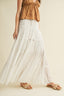 Ivory Bloom Maxi Skirt